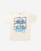 Graphic Tees Kids' Smurfs Faces Tee SMF1710YB cream 1