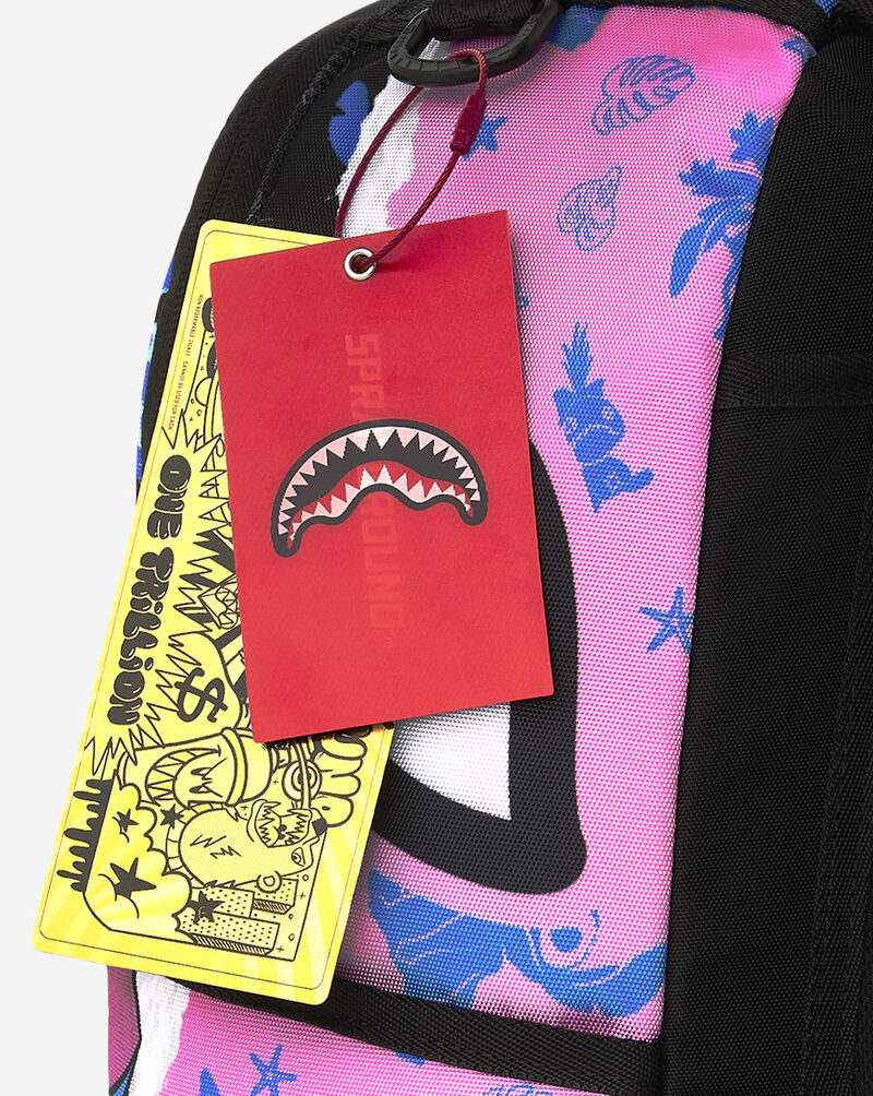 Sprayground Lilo And Stitch Rip Shark Backpack  B9167 Multi 7