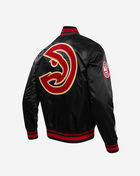 Atlanta Hawks Retro Classic Rib Satin Jacket 