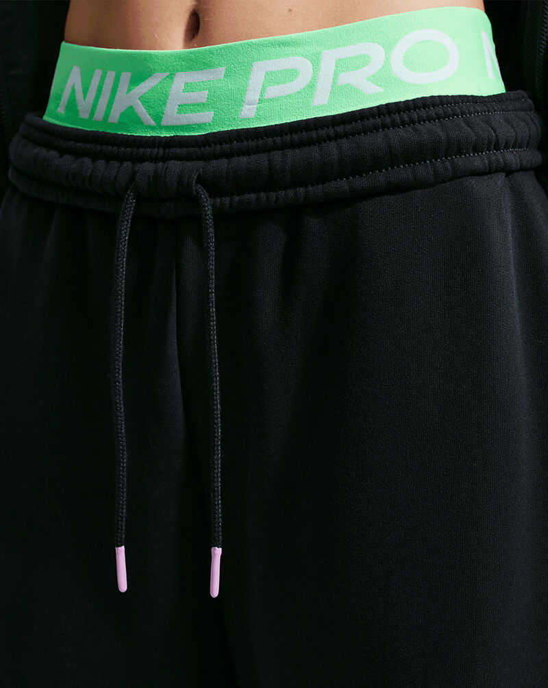 Nike Studio Fleece Medium Weight Oversized High-Rise Straight-Leg Graphic Pants IV4956-001 Black 4