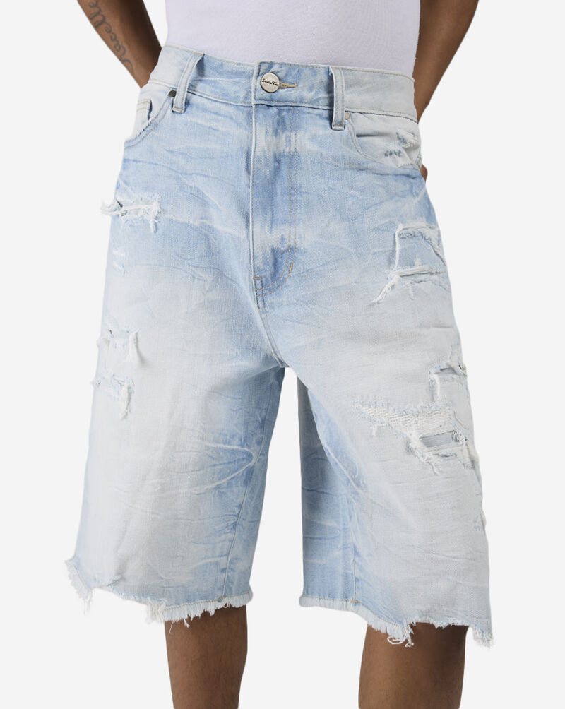 Smoke Rise Skater Fit Denim Short JS25423SNZ-KOR Blue 3