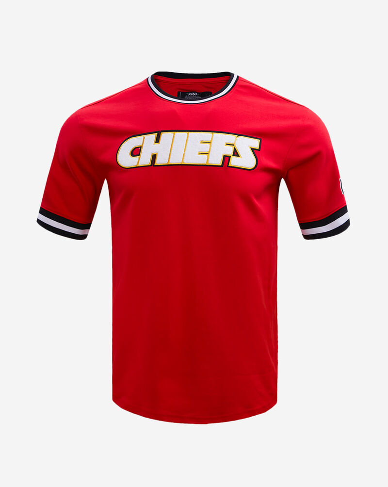 PRO STANDARD Kansas City Chiefs Classic Chenille Double Knit Tee FKC1410185-RED Red 1