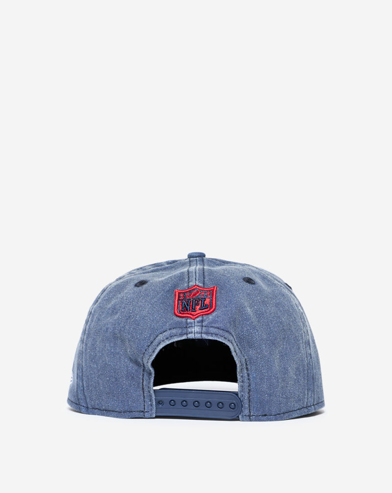 New Era 9Fifty New England Patriots Washed A-Frame Snapback Hat 60957147 Blue 3
