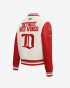 Detroit Red Wings Retro Classic Rib Wool Varsity Jacket