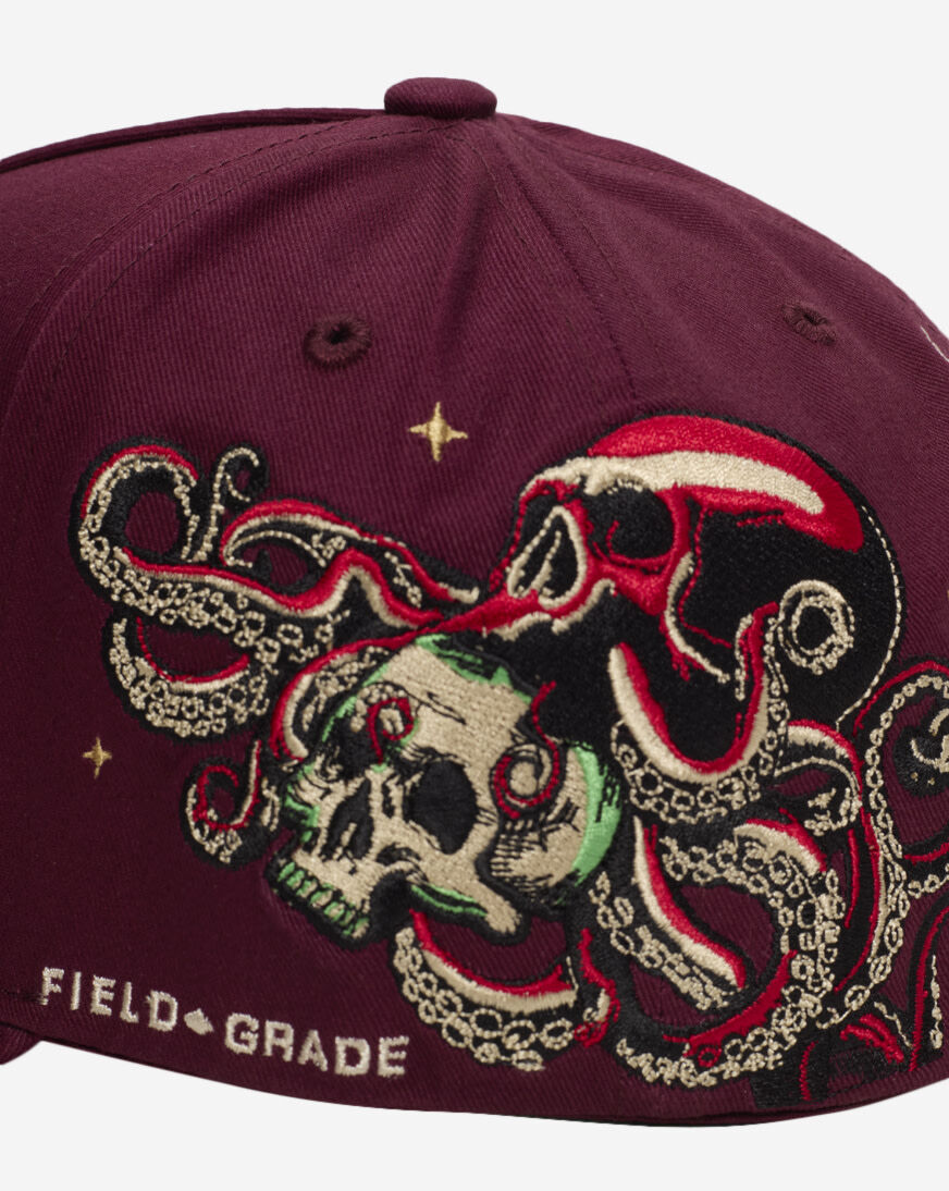Shop Field Grade Most Likely Sailor Twill Trucker Hat 1005719 red