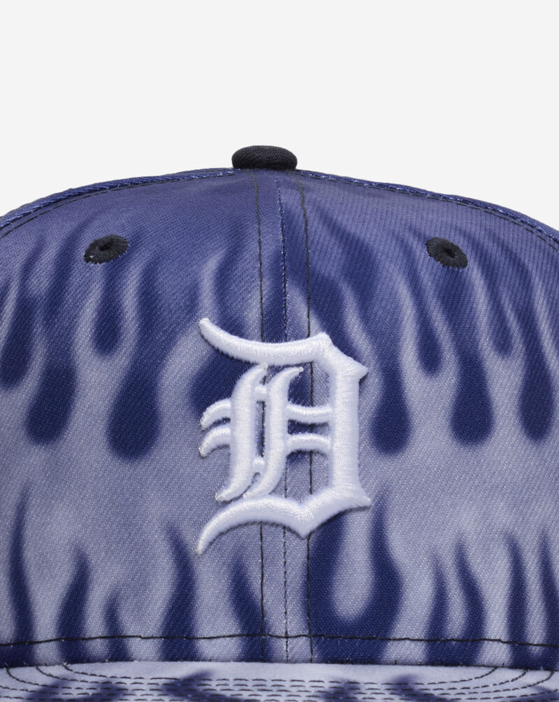 New Era 59Fifty Detroit Tigers Flames Fitted Hat 60949336 Blue 2