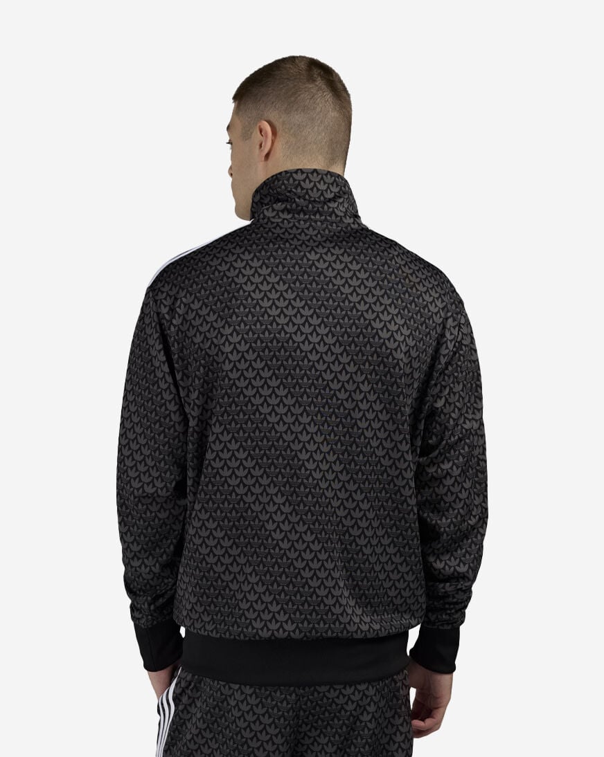 Shop adidas Firebird Loose Monogram Track Top KC9158 black