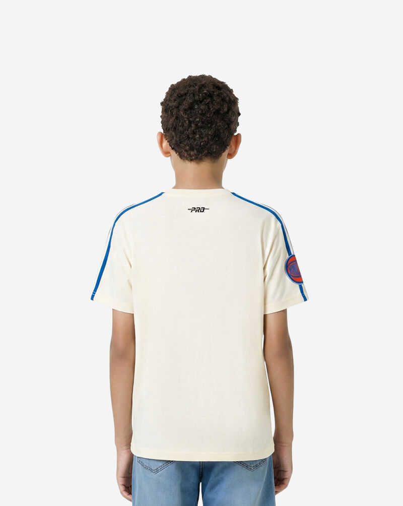 PRO STANDARD Big Boys' New York Knicks Jalen Brunson #11 Classic Taping Tee BNKB1516888-ERB cream 3