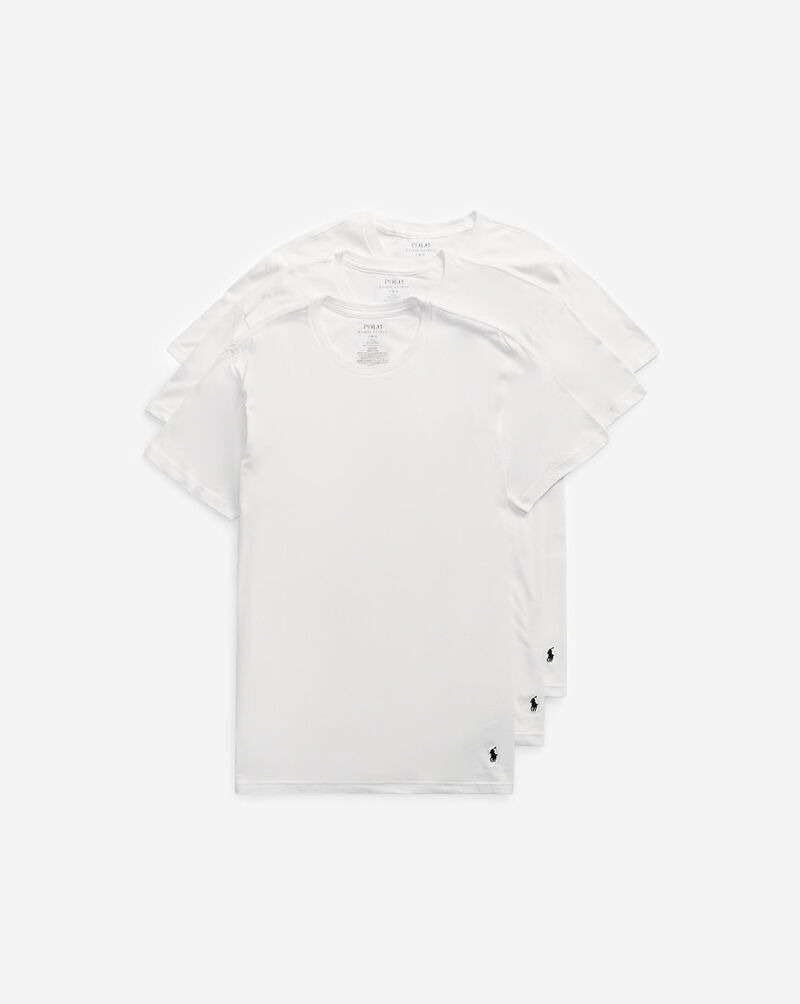 Polo Ralph Lauren 3-Pack Classic Fit Crew Tee NCCNP3-WHD White 1