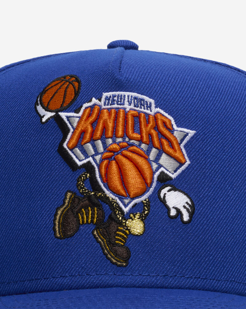 New Era 9Fifty New York Knicks Cartoon A-Frame Snapback Hat 60800167 Blue 2