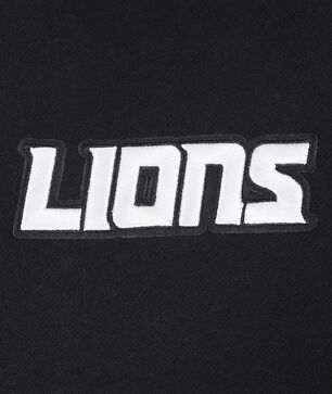Detroit Lions Wingspam Drop Shoulder Pull Over Hoodie