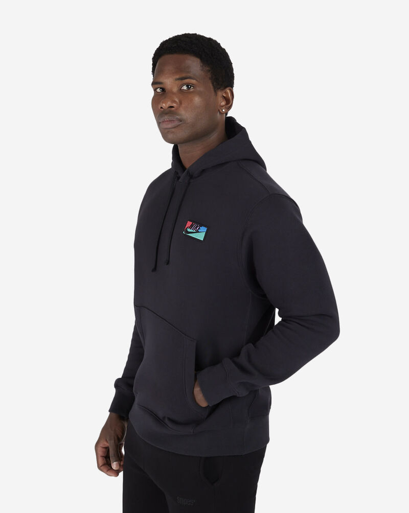 Nike NSW Club Plus Pullover Graphic Patch Hoodie FB8439-010 Black 2