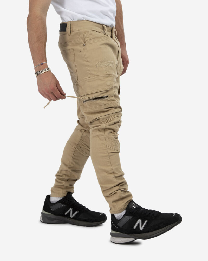 Shop Smoke Rise Utility Cargos JP-22514-KHK beige | SNIPES USA
