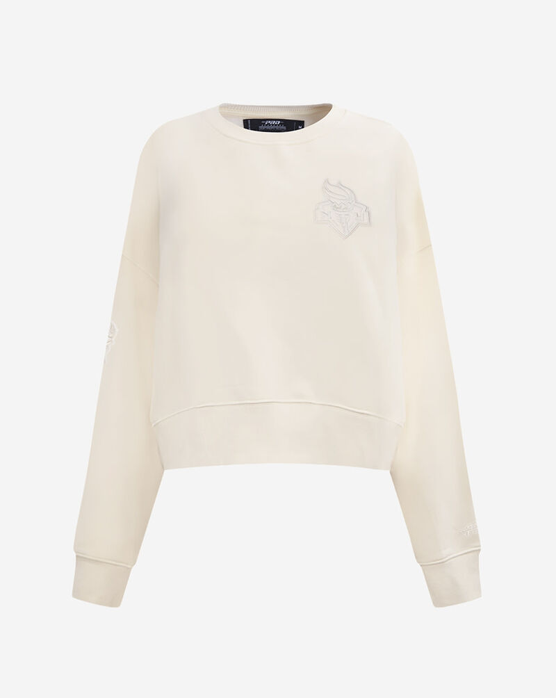 PRO STANDARD New York Liberty Fleece Crewneck WNLC70034-EGG cream 1