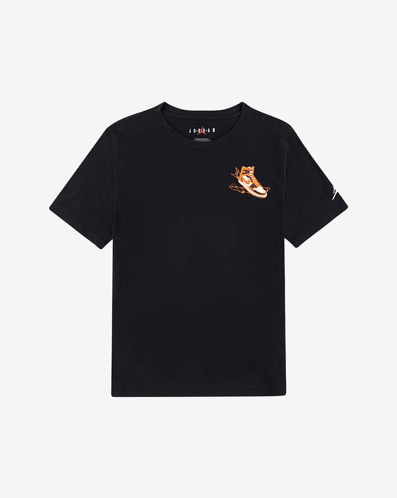 Jordan Big Kids' Sneaker Graphic Tee 95F279-023 Black 1