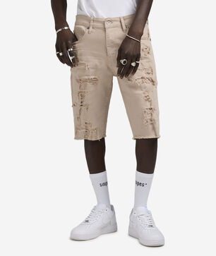 Rip and Repair Twill Shorts