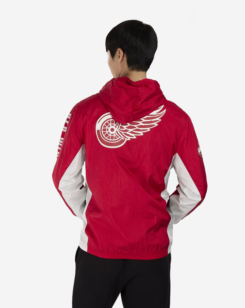 Mitchell  Ness Detroit Red Wings Team OG 2.0 Logo Anorak Windbreaker OJPO6619-DRWYYPPPSCAR Red 2