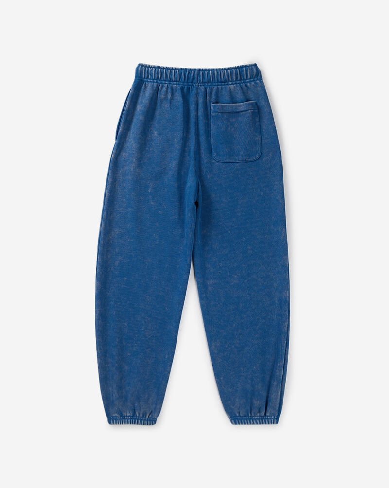 Jordan Boys' Brooklyn Fleece Mineral Washed Jogger 95G235-TRUEBLUE Blue 3