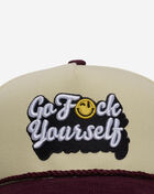 Field Grade Go F Yourself Twill Corduroy Trucker Hat 1005104 cream 2