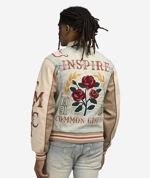 Vintage Rip Repair Denim Jacket