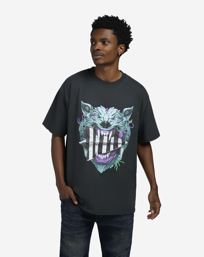 Paper Planes Mad Wolf Tee 200424-WAS Grey 1