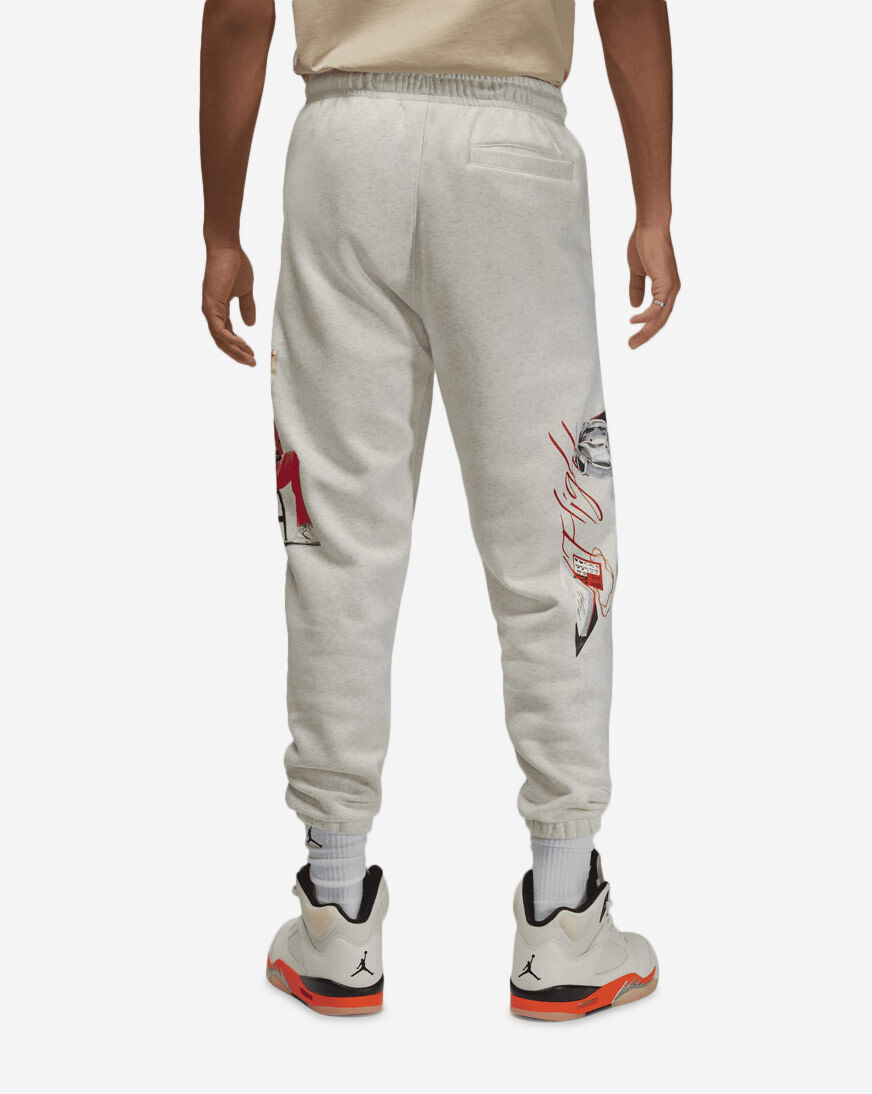Shop Jordan Flight Artistic Fleece Sweatpants DV1601 141 grey
