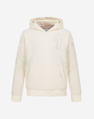 Big Boys' Philadelphia Phillies Neutral Fleece Pull Over Hoodie