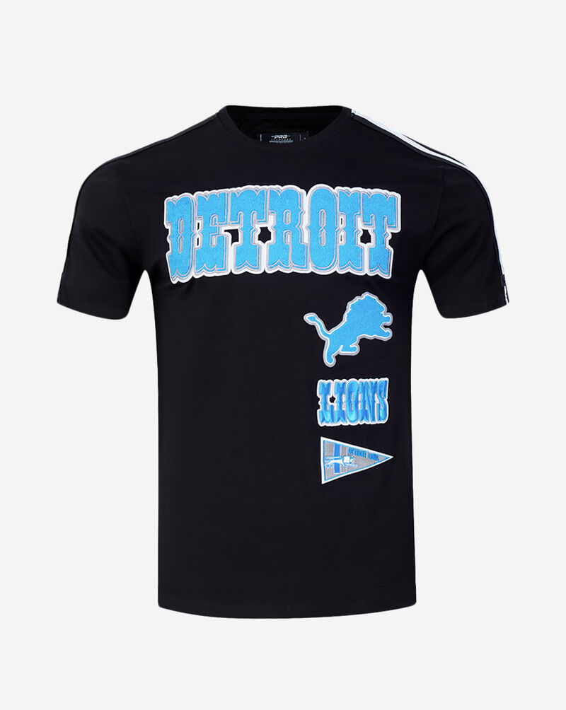 PRO STANDARD Detroit Lions Retro Striped Tee FDL143450-BLK Black 1