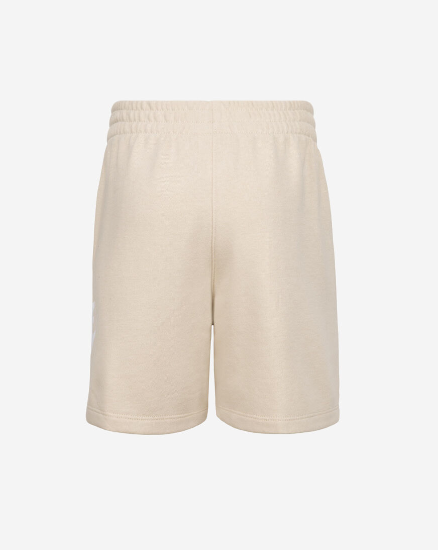 Shop Nike Little Kids' Club Fleece Shorts 86L100-X5C cream Shop Nike Little Kids' Club Fleece Shorts 86L100-X5C cream