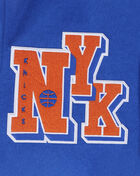 PRO STANDARD New York Knicks Best Of Men's Leather Varsity Jacket BNK6516296-ROR Blue 3