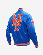 New York Mets Retro Classic Rib Satin Jacket