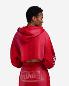 Von Dutch Cropped Full Zip Hoodie VND2B0071SN Red 2