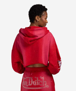 Cropped Full Zip Hoodie
