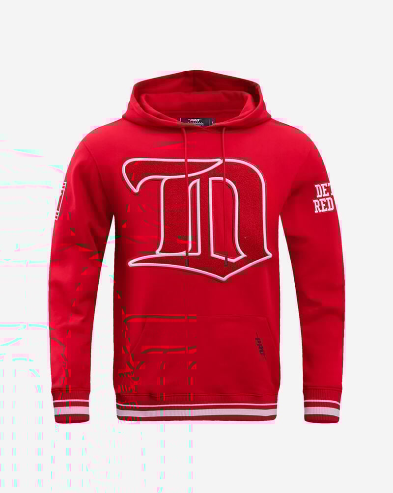 PRO STANDARD Detroit Red Wings Retro Classic Fleece Pullover Hoodie HDR567534-RED Red 1
