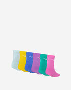 Pre-School Performance 6Pk Crew Socks (5-7)