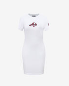 PRO STANDARD Atlanta Braves Classic Body Con Dress LABB37209-WHT White 1