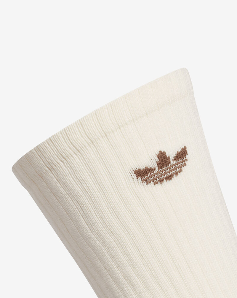 adidas Originals Trefoil 6PK Crew Socks (L) KK7935A Beige 2