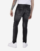 Destressed Pockets Straight Jeans