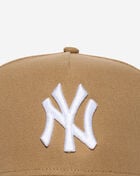 New Era 9Fifty New York Yankees A-Frame Snapback Hat 60873572 Beige 2