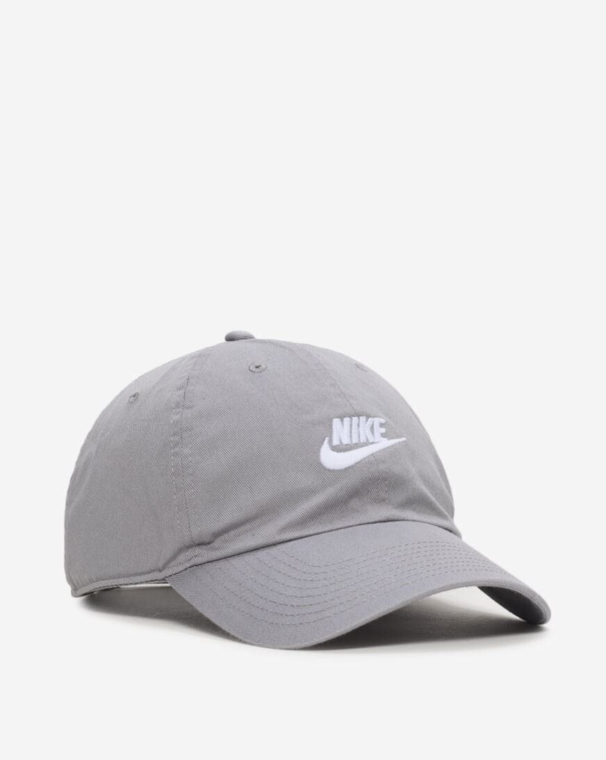 ■Nike■ Club Unstructured Futura Wash Cap Particle Grey Whi Nike Club Unstructured Futura Wash Cap | Zappos.com