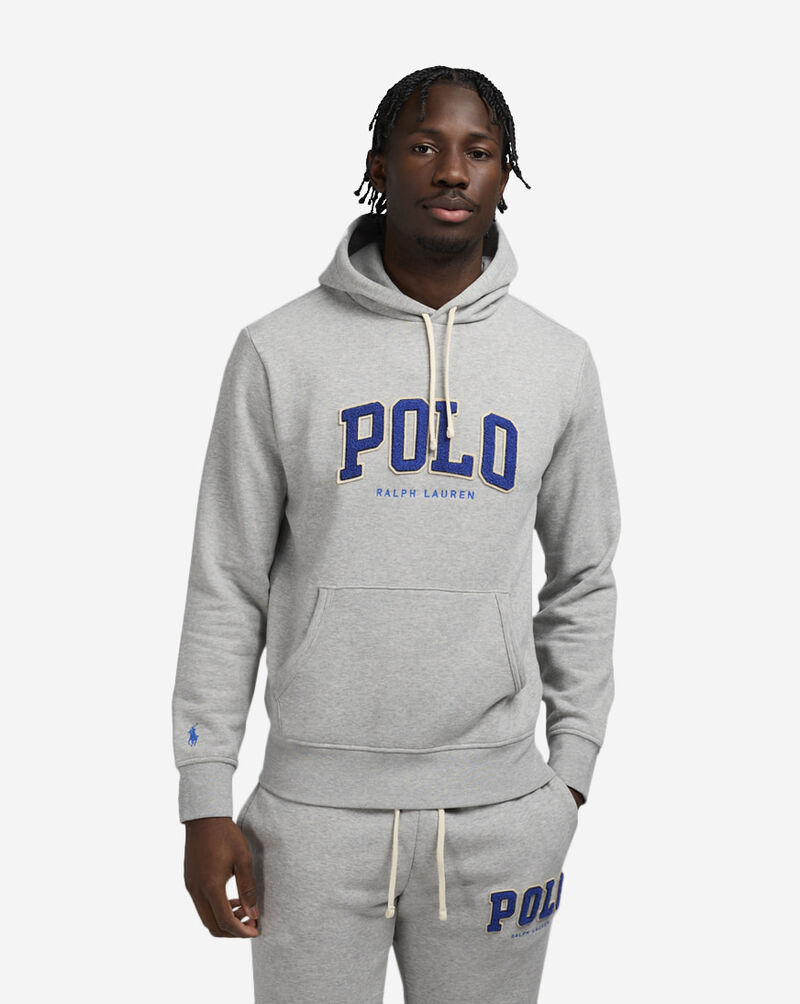Polo Ralph Lauren Graphic Chenille Polo Logo hoodie 710959017005-GRY Grey 1
