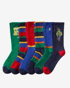 American Heritage Bear Crew 6Pk (L)