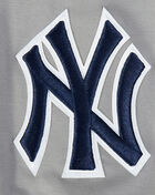 New York Yankees Classic Chenille Double Knit Short Sleeve Pull Over Hoodie 