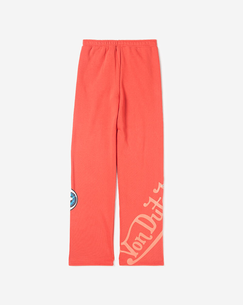 Von Dutch Kids' Lap Logo Fleece Stacked Jogger VND3B0747 Orange 3