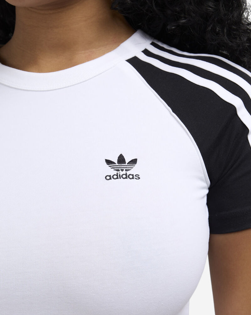 adidas Adicolor 3-Stripes Raglan Short Sleeve Dress JD0837 White 3