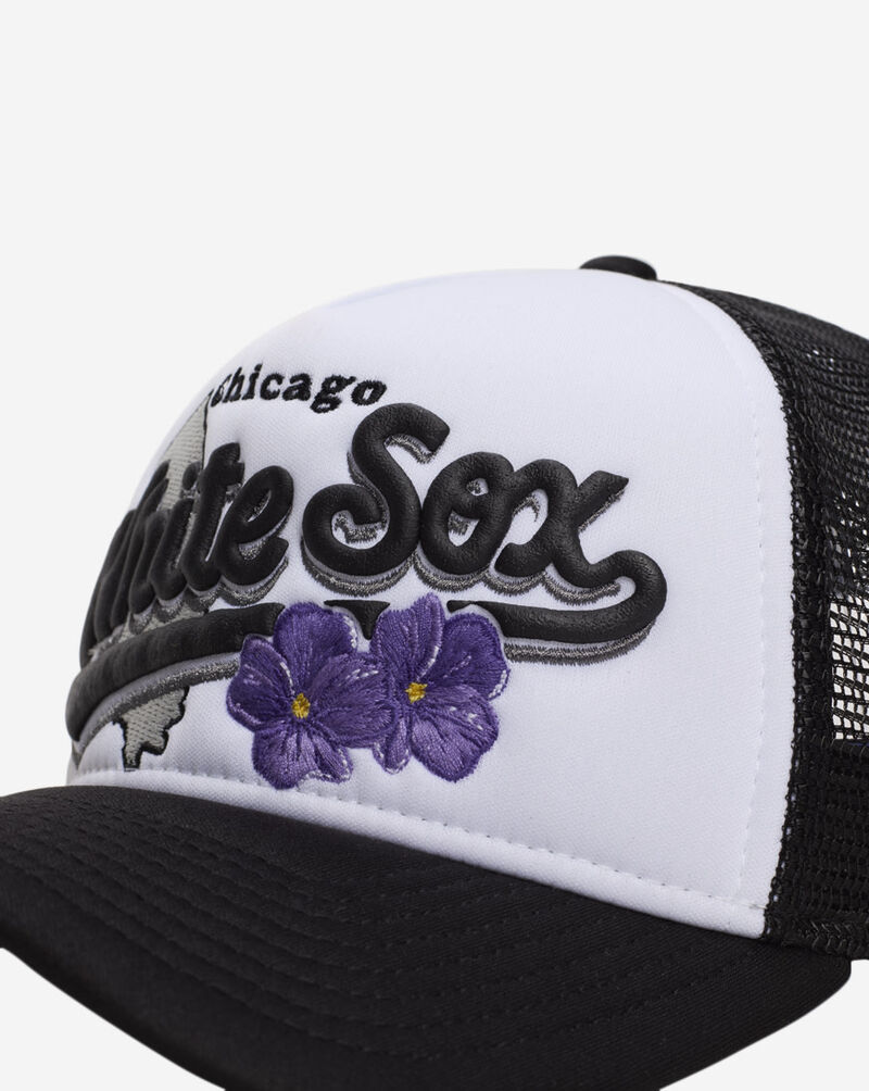 New Era 9Forty A-Frame Chicago White Sox State Flower Snapback Hat 60668892 White 2