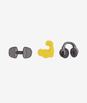 Workout 3 Pack Jibbitz Charms