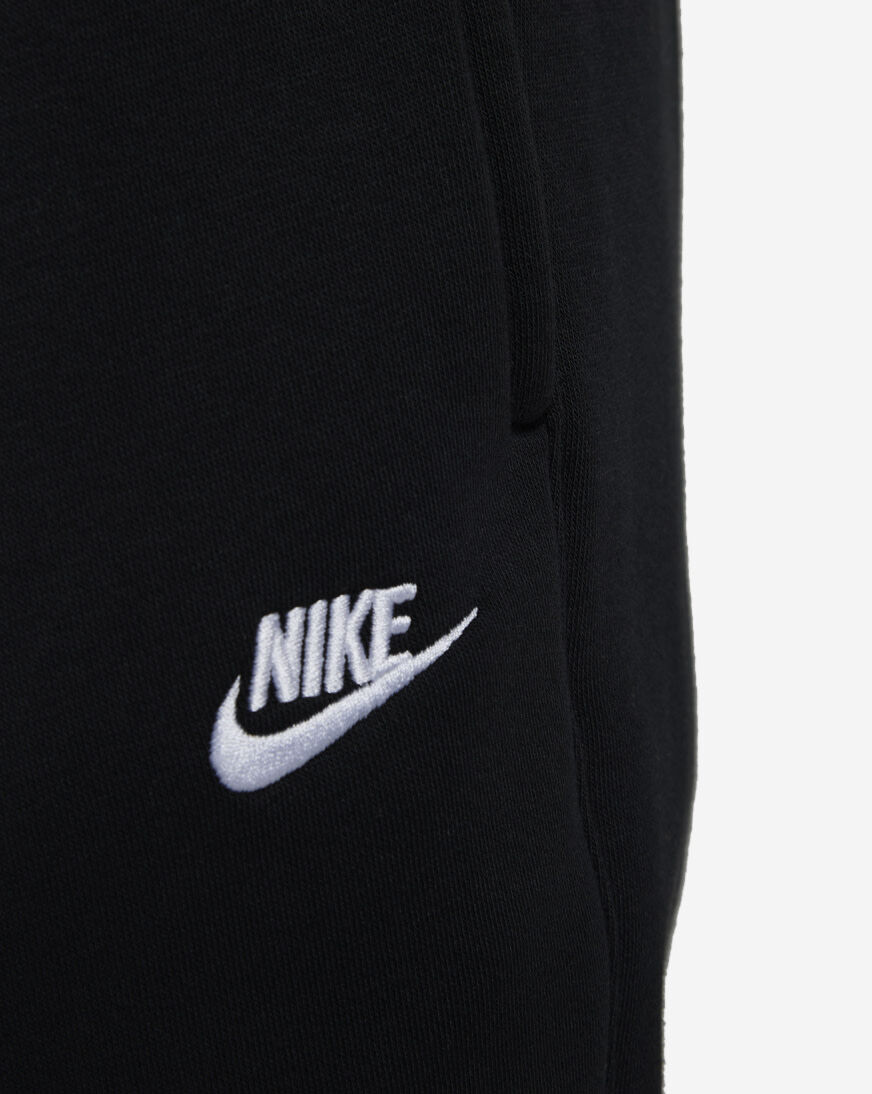 Shop Nike Club Cuffed Brushed Fleece Pants FN3808-010 black