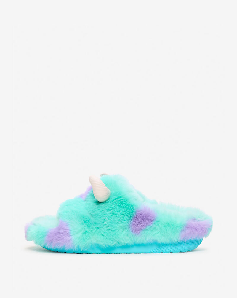 Crocs Grade School Monsters Inc. Sully Classic Cozzzy Sandal 210877-90HJ Blue 1