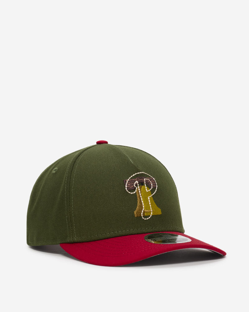 New Era 9Forty A-Frame Philadelphia Phillies City Feat Snapback Hat 60640966 Green 1